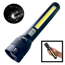 Led Taschenlampe XXL Polizei Militär Cree Zoom 500 Meter Leuchtweite Akku Neu