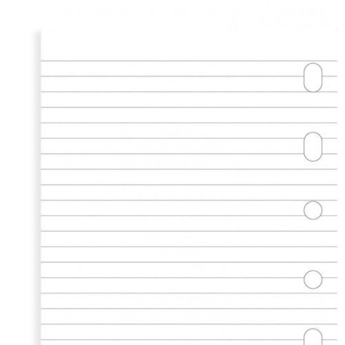 Filofax pocket white ruled - pocket,