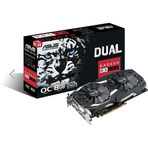 Asus dual radeon 580 8gb - radeon, rx