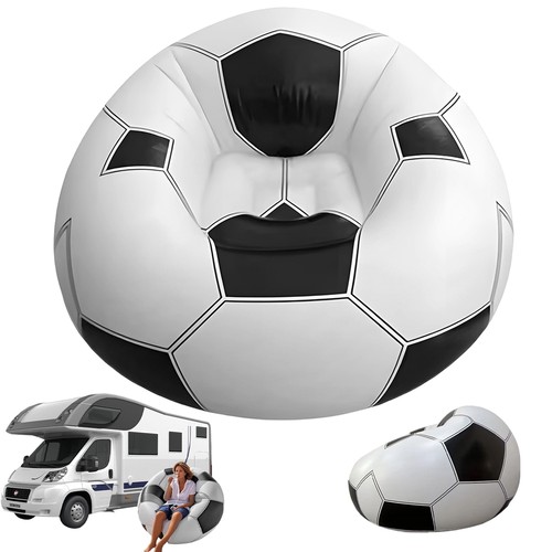 Aufblasbarer fußball - aufblasbarer,