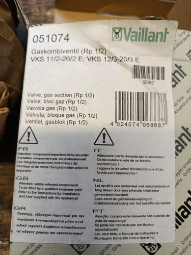 Vaillant gaskombiregler rp - vaillant, (rp
