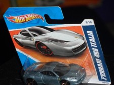 Hot Wheels Ferrari 458 Italia  Karton versichert Hermes oder *Post
