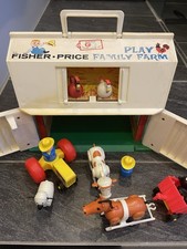 FISHER PRICE LITTLE PEOPLE Vintage Play Familie Family FP 915 Farm Bauernhof