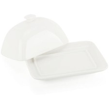 Butterdose aus Porzellan -