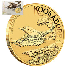 Silbermünze kookaburra - silbermünze, 1