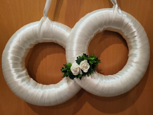 Hochzeit deko doppelring ringe - deko,