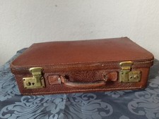 alter Leder-Koffer braun 43 x