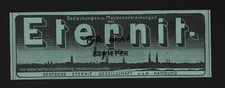HAMBURG, Werbung 1911, Deutsche Eternit GmbH Schiefer