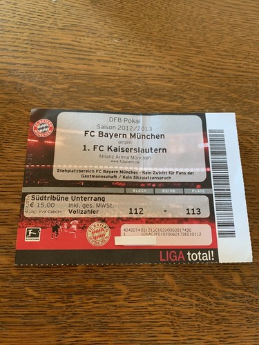 Used sammler ticket - used,
