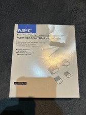 NEC schwarz Nylonband Pinwriter P6 Plus P7 (neu) Kostenloser Versand + Verpackung