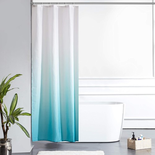 Schmaler textil duschvorhang - textil,