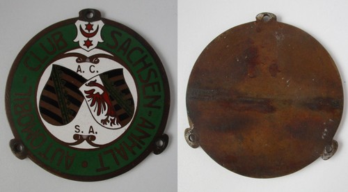 Emaillierte bronze plakette - emaillierte,