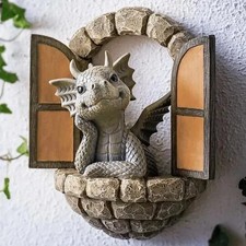 Drachen skulptur kunstharz - skulptur,