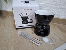 Schokoladenfondue-Set Schwarz