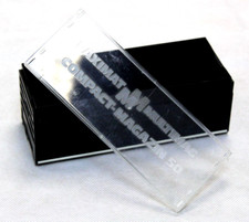 50er Paximat-Compact-Magazin Braun Nürnberg mit Deckel Paximatmagazin Diamagazin