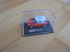 Schuco Mini Cooper rot weiß mit Erdnuß Locken Branding 1:87 mit Box Limited OVP