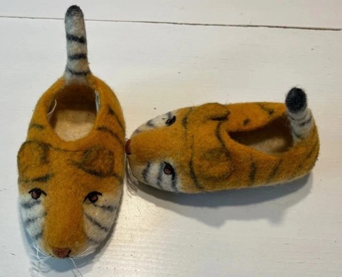 Bunte tiger hausschuhe - bunte,