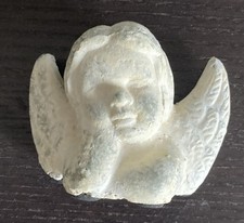 Engel! Engelkopf! Skulptur!  Keramik , Gips, weiß! Ca. 6,5 hoch und 8 cm breit!!