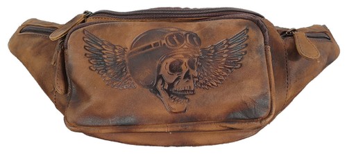 Echt leder gürteltasche - leder,