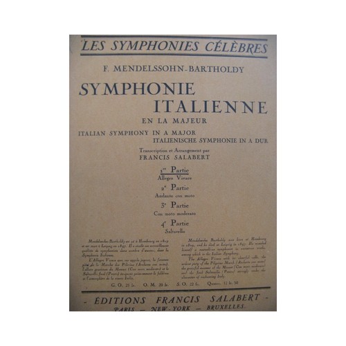 Mendelssohn symphonie - mendelssohn,