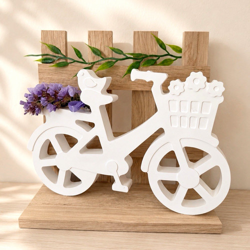 Dekofigur holz fahrrad - dekofigur,