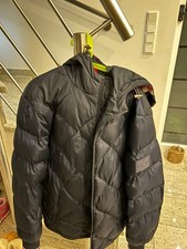 Tommy Hilfiger Daunenjacke Winter Jacke Dunkelblau TH Warm Guter Zustand Gr.S