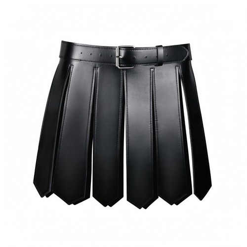 Leder gladiator kilt - leder,