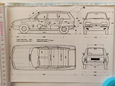 Pressefoto original CITROEN GS BREAK  24 X 18 CM