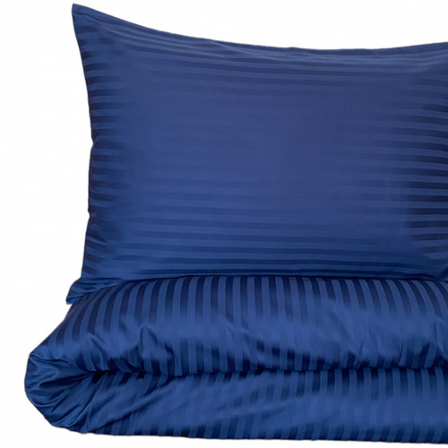 Satin bettwäsche set streifen - bettwäsche,