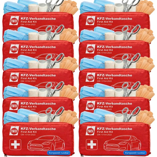 10x auto verbandtasche - auto,