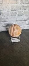 Kugel Calcit Achat Heilstein ca.5cm gestreift Mineral Edelstein Fossil Naturdeko