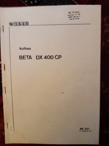 Ba337 wersi bauanleitung - ba337,,