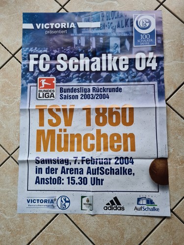 Plakat schalke tsv 1860 - plakat, 04