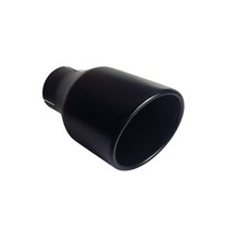 Auspuffblende Endrohr schwarz