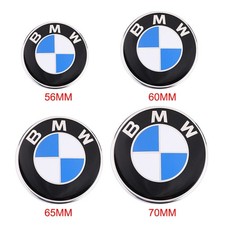 4X 56/60/65/70mm BMW Auto Nabendeckel Aufkleber  Logo Sticker Radkappen NEU