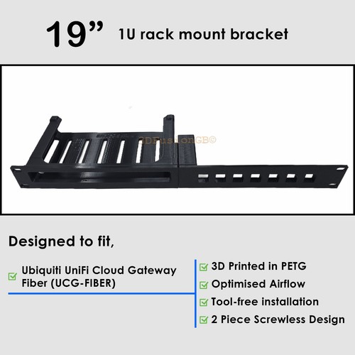 Gedruckte rackhalterung - 19",
