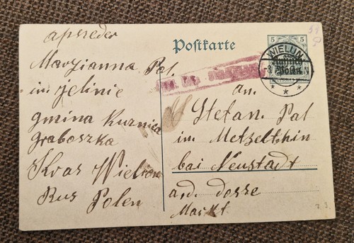 Seltene postkarte aus - postkarte, dem