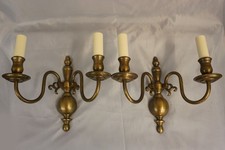 2 antike flämische Messing