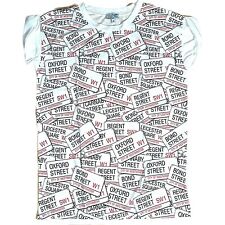 London T-Shirt Street Signs UK England Kult Großbritannien Straßen Schilder