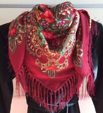 Ostern Geschenk Ukrainischer Russischer Tuch Pavlovo Still 110x110cm M2