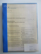 Mercedes-Benz Angebotsmappe Kastenwagen Typ 207 D / 209 D / 210 1989