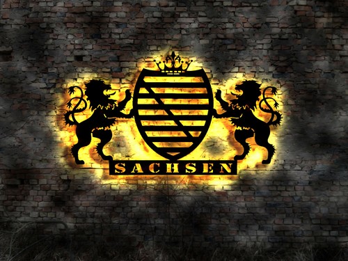 Sachsen wappen led - wappen,