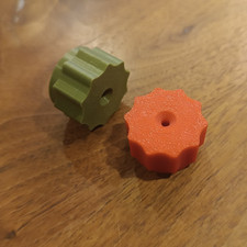 2x Griff Knauf Drehgriff