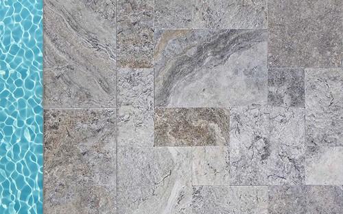 Travertin poolrandplatten - travertin,