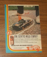 Seltene Werbung Mattel HOT WHEELS Drive Command Mustang RC car 1981