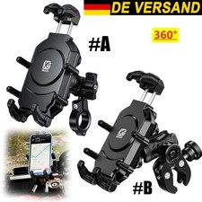 Handyhalterung Fahrrad Halter Motorrad Roller Lenker 360° Smartphone 5.4-7.2