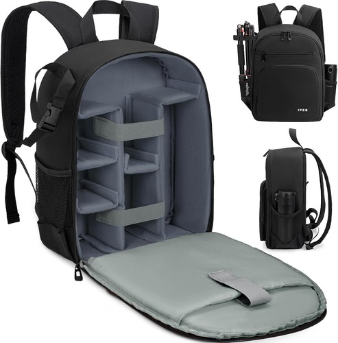 Kamerarucksack schwarz grau - kamerarucksack, schwarz-grau