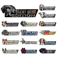 Hunde-Auto-Abzeichen-Emblem