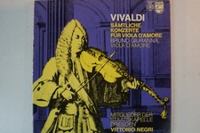 Vivaldi Sämtliche Konzerte für Viola d'Amore Bruno Giuranna Vittorio Negri LP63