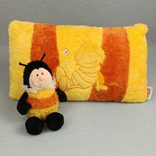 NICI Biene Hummel ❤️ Kissen Kuscheltier Stofftier  SET Gelb Orange